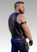 Classic Bar Leather Vest for sale