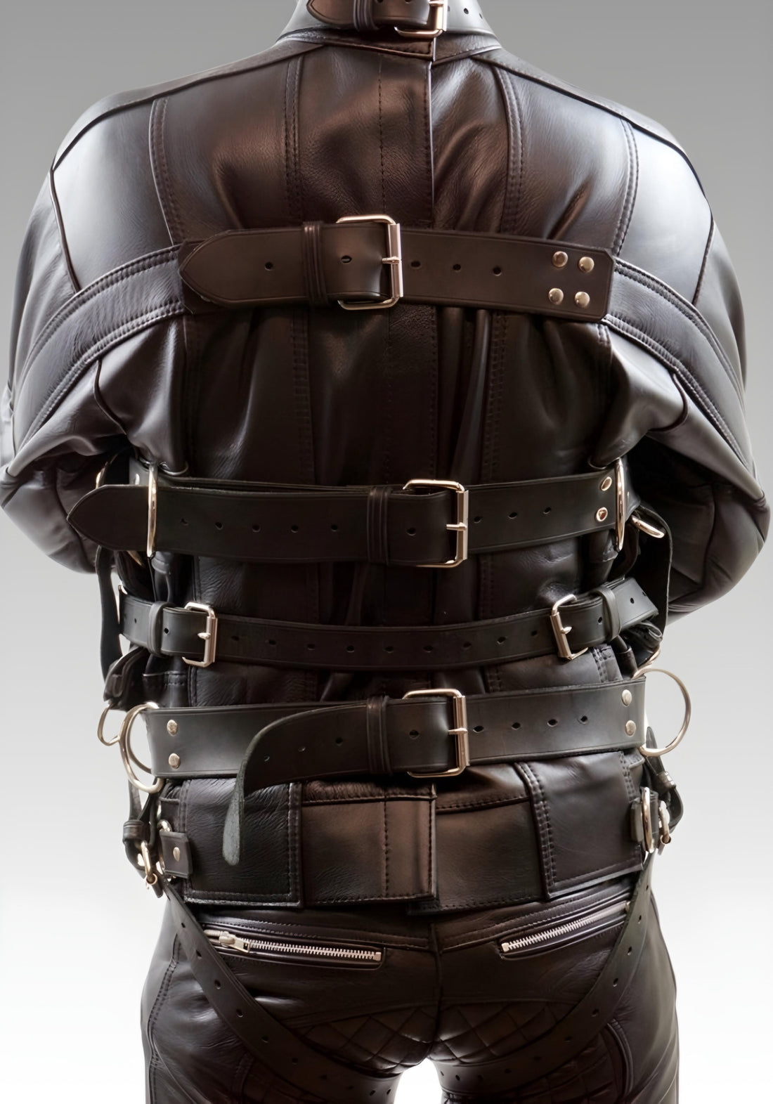 Essential Cowhide Leather Bondage Straitjacket for sale