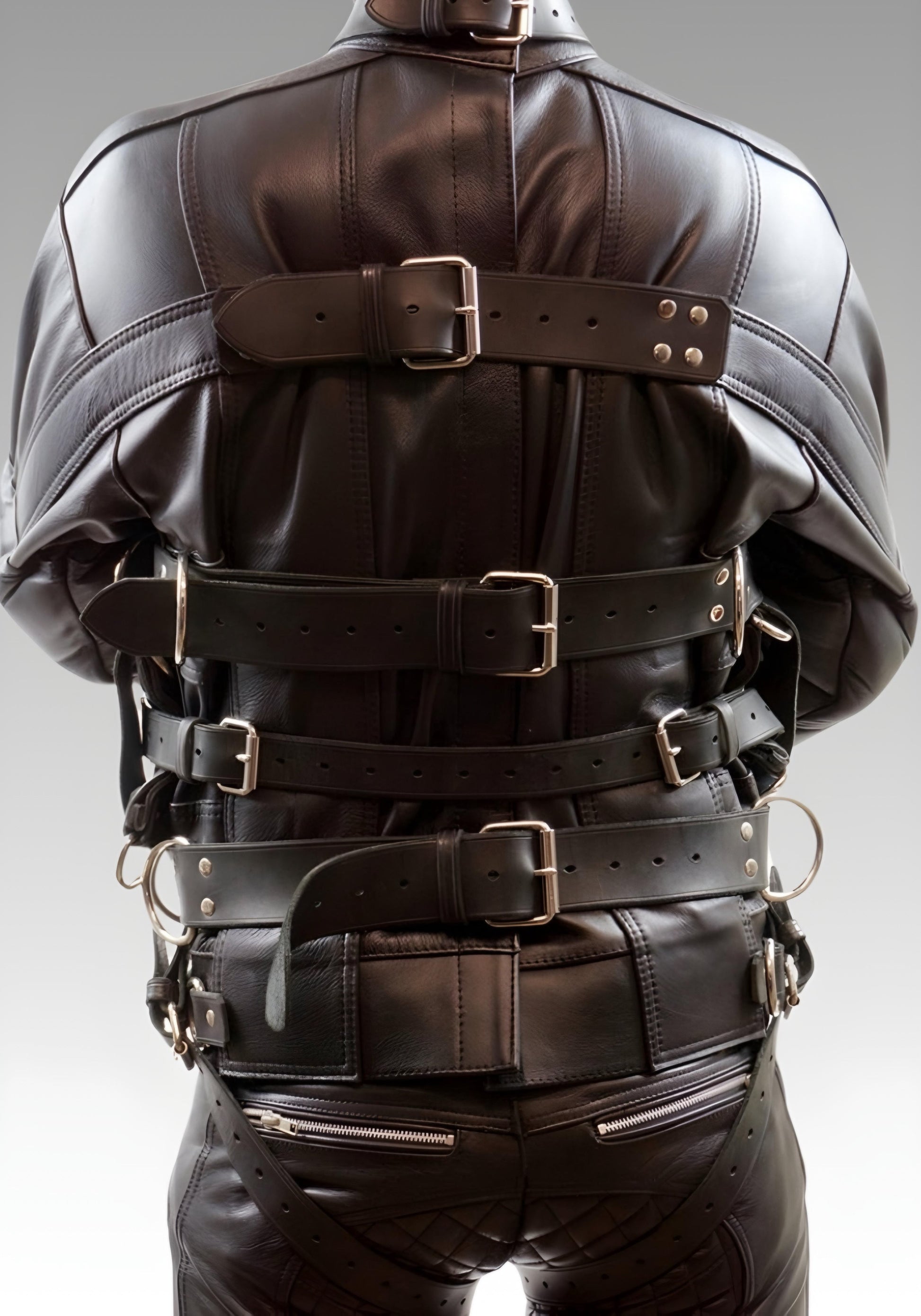 Essential Cowhide Leather Bondage Straitjacket for sale
