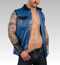 Lambskin Sleeveless Leather Shirt for sale