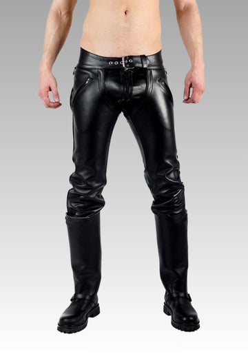 Leather Convertible Chaps Pants for sale