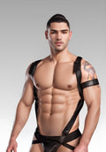 Leather Hunter Harness - Black Hardline for sale