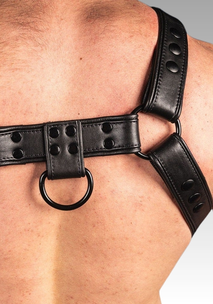 Leather Trojan Body Harness - Black for sale
