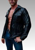 Leather Trucker Jacket for sale