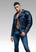 Men’s Leather Motorcycle Jacket for sale