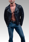 Men’s Leather Motorcycle Jacket for sale