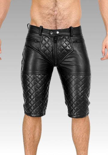 Men’s Leather Padded Shorts for sale