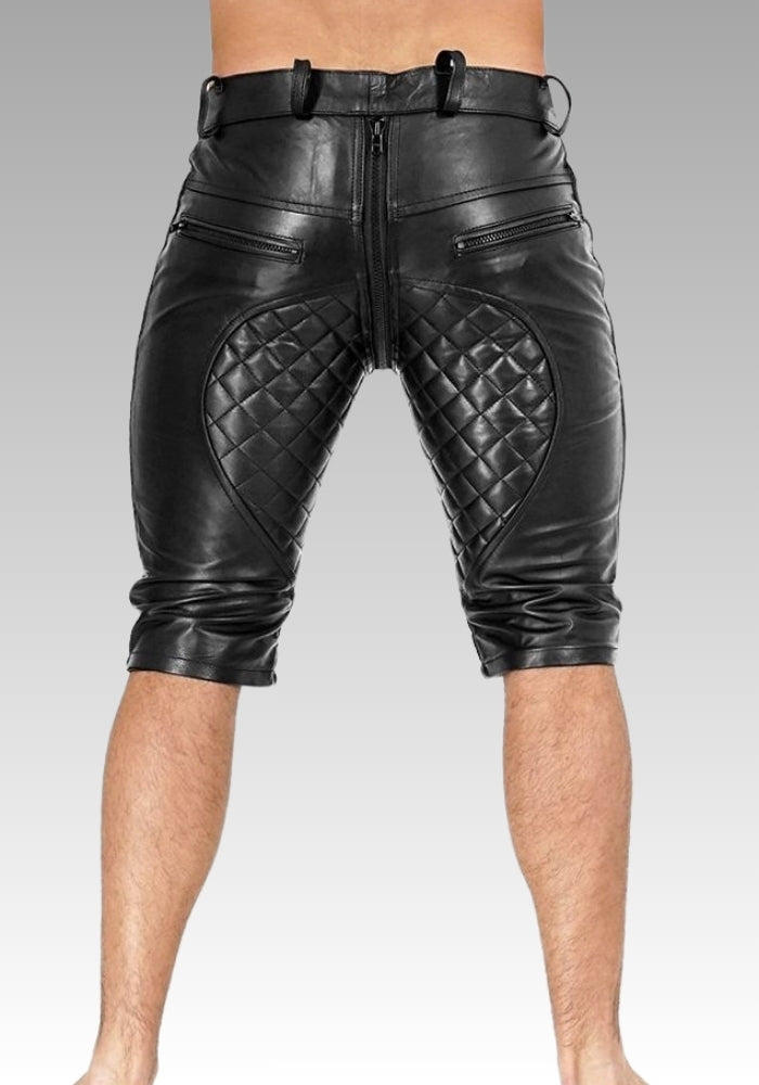 Men’s Leather Padded Shorts for sale