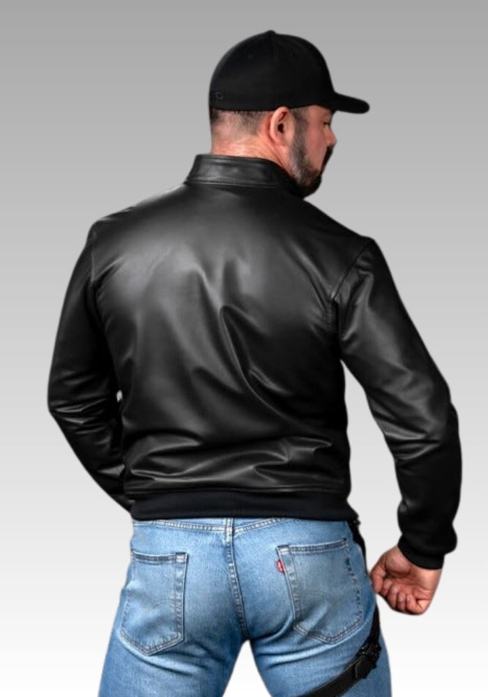 Men's Leather Sport Jacket for sale
