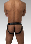 Men’s Leather Zipper Jockstrap for sale