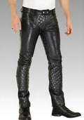 Men’s Padded Leather Uniform Pants for sale