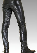 Men’s Padded Leather Uniform Pants for sale
