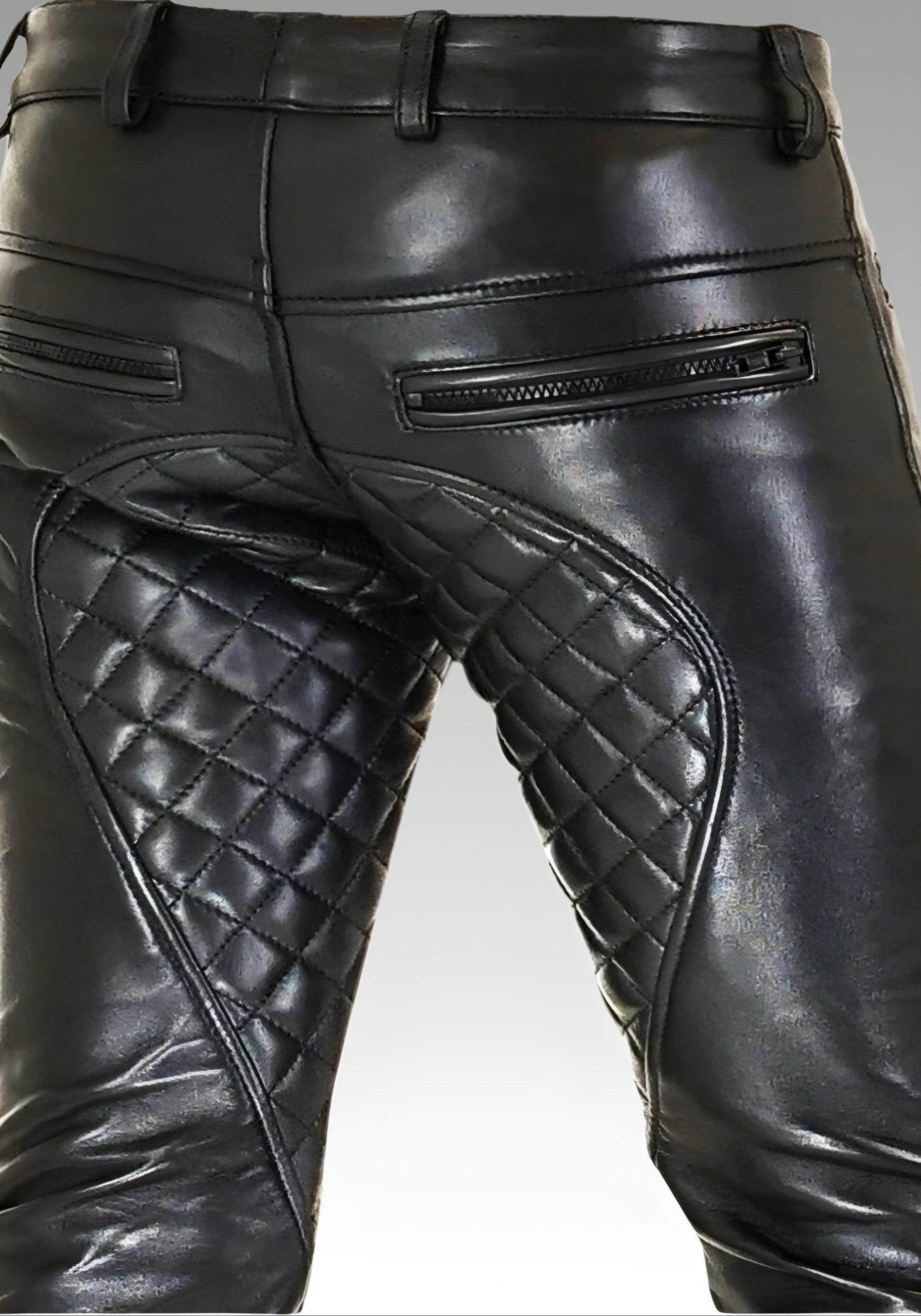 Men’s Padded Leather Uniform Pants for sale