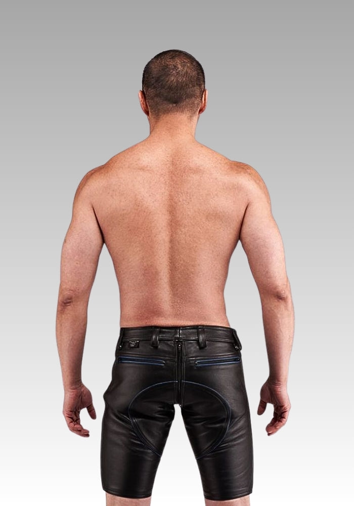 Leather FXXXer Shorts Color Piping for sale