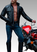 Leather Trucker Jacket for sale