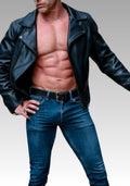 Men’s Leather Motorcycle Jacket for sale