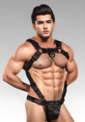 Trojan Leather Jockstrap black for sale